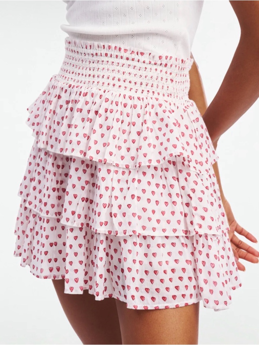 Roller Rabbit Pink Hearts Siggy Skirt